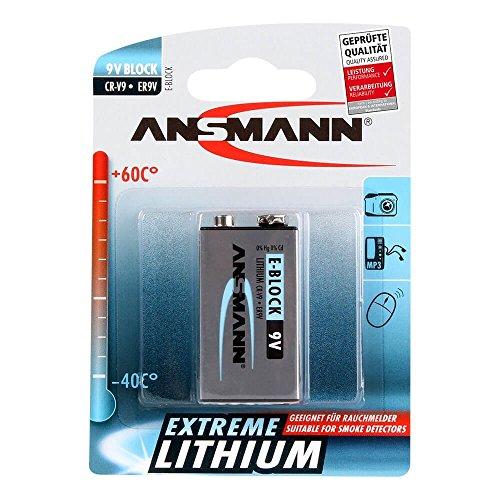 Ličio baterija 9V (6FR61,1604LC,1222, U9VL) ANSMANN
