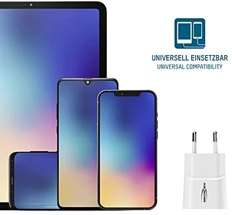 Ansmann namų įkroviklis HC105w 1xUSB 1000mA baltas