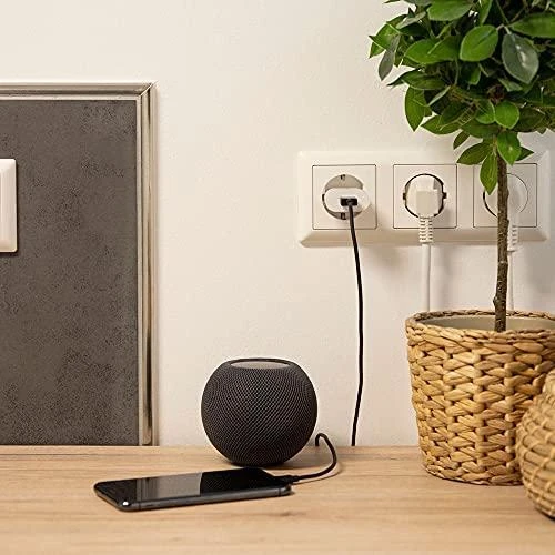 Ansmann namų įkroviklis HC105w 1xUSB 1000mA baltas