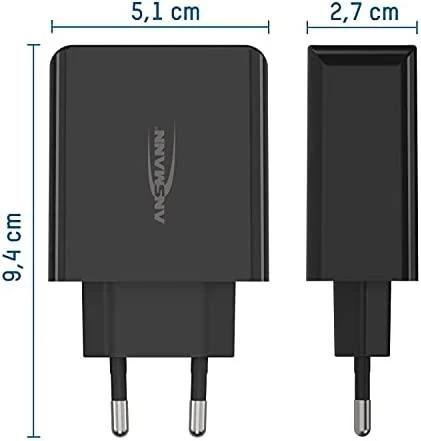 Ansmann namų įkroviklis HC430 4xUSB 3000mA juodas