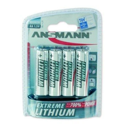 Baterijos Ansmann Extreme Lithium AA / FR6, 4vnt.