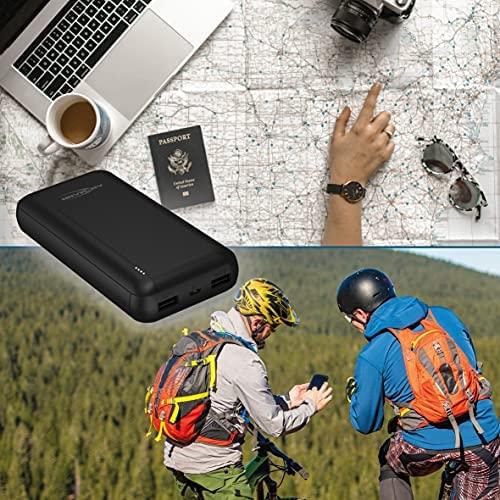 Išorinė baterija POWER BANK ANSMANN (PB212) 20000mAh (2xUSB; 1xUSB-C) juoda