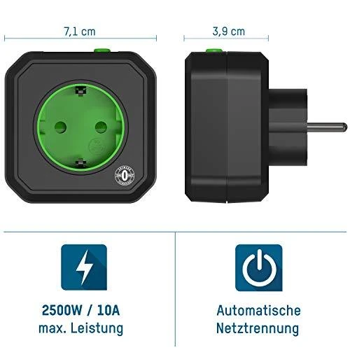 Ansmann AES 1 Zero Watt laiko valdomas atgalinės atskaitos tinklas