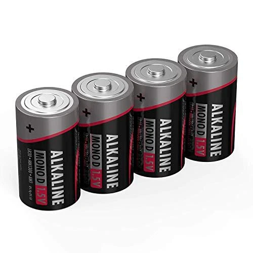 1x4 Ansmann Alkaline Mono D LR 20 raudona linija