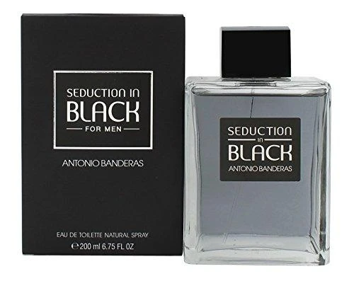 Antonio Banderas Seduction in Juodas EDT tualetinis vanduo vyrams, 200 ml