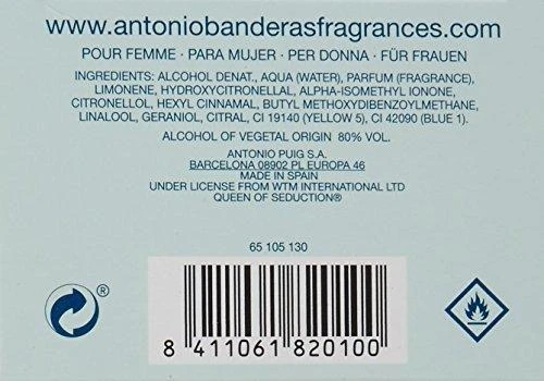 Antonio Banderas Queen of Seduction for Women (Kvepalai Moterims) EDT 80ml