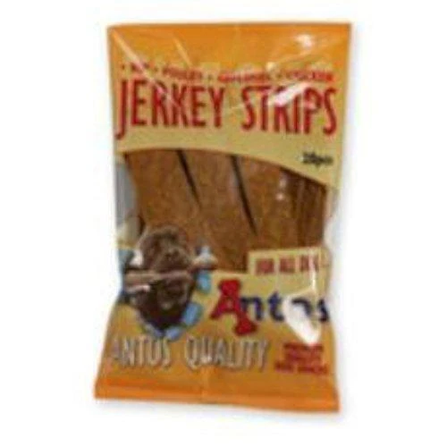 ANTOS Jerkey Strips Chicke 20vnt. plokštelės su vištiena