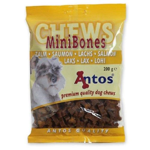 ANTOS Mini Bones Salmon maži kauliukai su lašiša 200g