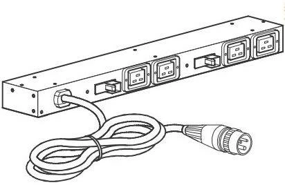 Apc Rack PDU, pagrindinis, 0U/1U, 220–240V, 32A, (4) C19, EMEA / AZIA