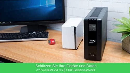 APC BACK UPS PRO BR 1600VA, 8 OUTLETS, AVR, LCD SĄSAJA