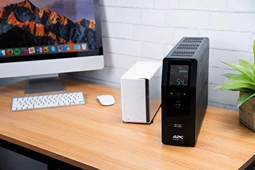 APC BACK UPS PRO BR 1600VA, SINEWAVE, 8 OUTLETS, AVR, LCD SĄSAJA