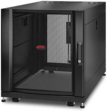 APC NETSHELTER SX 12U SERVER RACK ENCLOSURE 600MM X 1070MM W/ SIDES Juodas