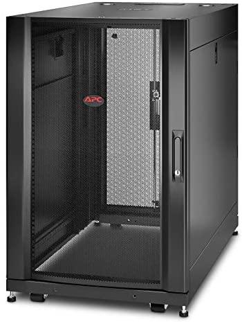 APC NETSHELTER SX 18U SERVER RACK ENCLOSURE 600MM X 1070MM W/ SIDES Juodas