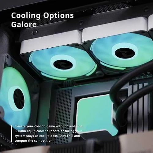 Aerocool Kompiuterio Korpusas - APNX C1 Argb Baltas