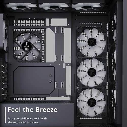 Aerocool Kompiuterio Korpusas - APNX C1 Argb Baltas