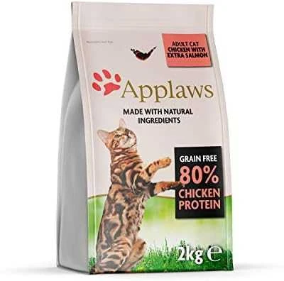 APPLAWS vištiena with lašiša - dry cat food - 2kg