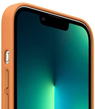 Apple iPhone 13 Pro Max Odinis dėklas su MagSafe, Rudas (Golden Brown)