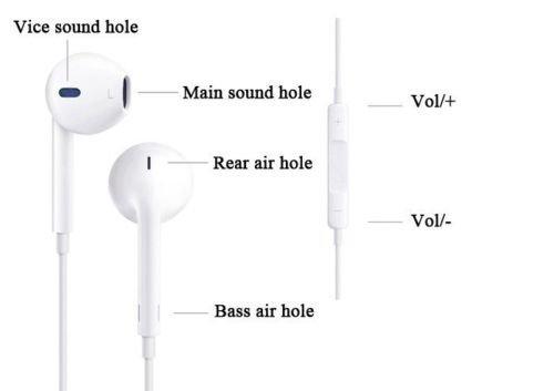 Ausinės Apple EarPods su 3.5 mm ausinių jungtimi MD827ZM