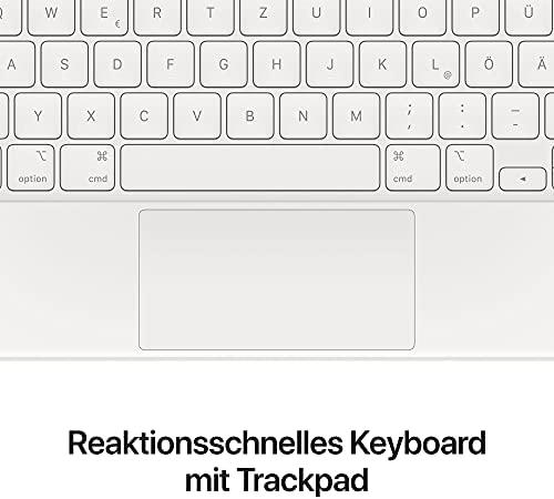 Apple Magic Keyboard, skirtas iPad Air 13 colių (2026) M4 / (2025) M3 / (2024) M2 / iPad Pro 12.9 (2018/2020/2021/2022) – QWERTZ / DE – Balta