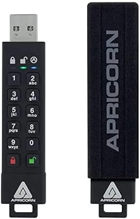 Pendrive Apricorn Aegis Secure Key 3z, 64 GB (ASK3Z-64GB)
