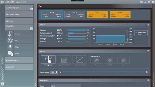 aqua computer QUADRO fan controller for PWM fans