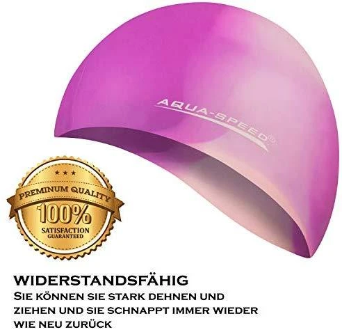 Plaukimo kepuraitė Aqua-Speed Bunt tęczowy kol.65