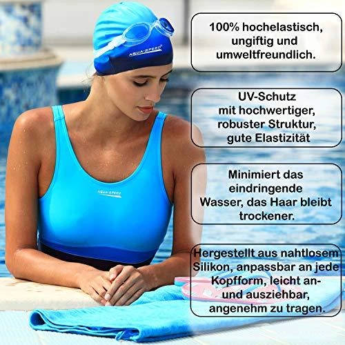 Plaukimo kepuraitė Aqua-Speed Bunt tęczowy kol.65