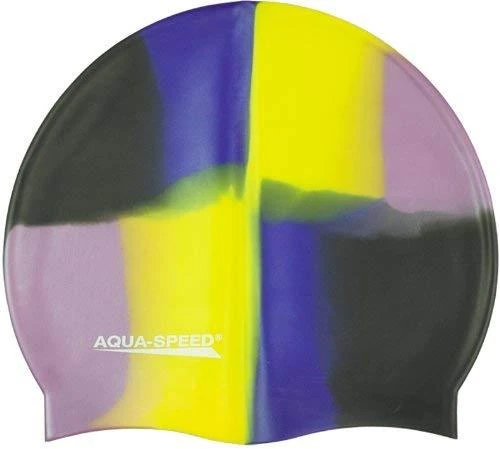 Plaukimo kepuraitė Aqua-Speed Bunt tęczowy kol. 38