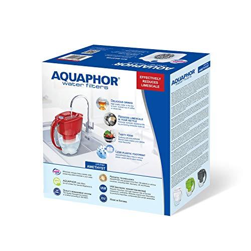 Aquaphor vandens filtravimo ąsotis 2,8 l, plastikinis, pilkas, jonų mainų sistema, 500598_IRL