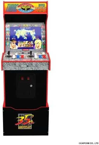„Street Fighter Capcom“ žaidimų konsolė „Retro Arcade1up 14“ su „Wi-Fi“ ryšiu