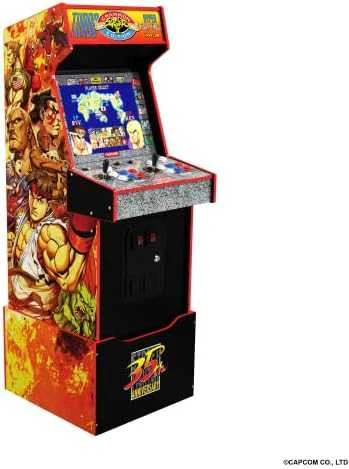 „Street Fighter Capcom“ žaidimų konsolė „Retro Arcade1up 14“ su „Wi-Fi“ ryšiu