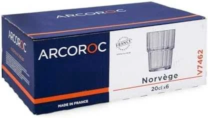 Szklanka niska Arcoroc NORVEGE grūdintas stiklas 200 ml - komplektas 6 vnt.