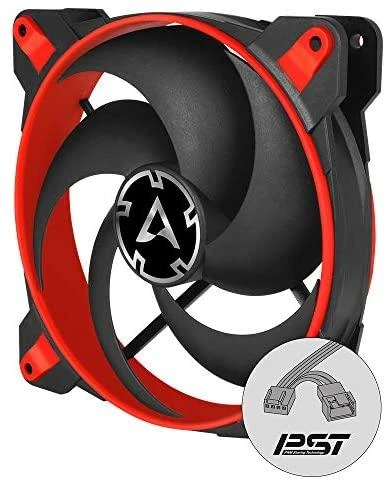 ARCTIC BioniX P140 Kompiuterio korpusui Aušintuvas 14 cm Juoda, Raudona