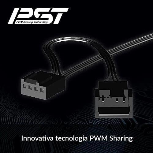 ARCTIC F12 PWM PST korpuso ventiliatoriai, 4-pin, 120mm, 5vnt.