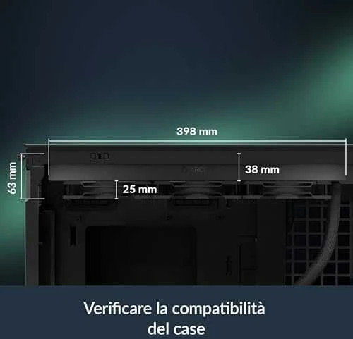 ARCTIC Liquid Šaldiklis III Pro 360 A-RGB procesoriaus aušintuvas, juodas