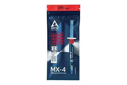 Arctic MX-4 (4 g) – didelio efektyvumo terminė pasta – 8,5 W/m·K – 2,5 g/cm³ – 4 g – 32 mm – 21 mm – 159 mm