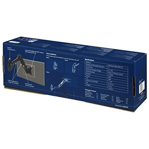 Laikiklis ARCTIC W1-3D 81,3 cm (32") Juoda