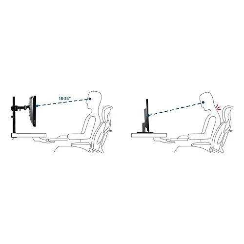 Laikiklis ARCTIC Z2 Basic 68,6 cm (27") Gnybtas Juoda