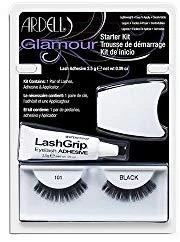 "Ardell Glamour Lashes 101 Demi Juodas" 3 dalių rinkinys
