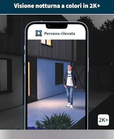 Kamera IP Arlo Arlo Pro 5 Spotlight, stebėjimo kamera (balta/juoda, 2 vnt. pakuotėje, WiFi, prožektorius, 2K raiška)