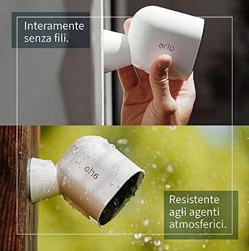 Google Arlo Pro 3 2K QHD camera set of 4 juodas