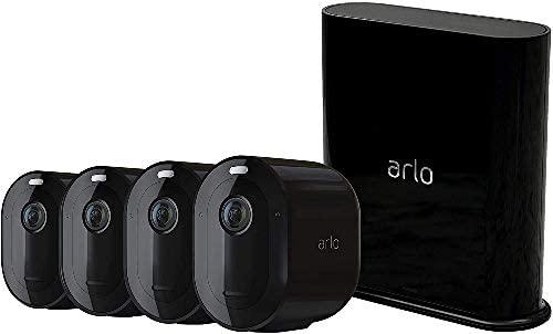 Google Arlo Pro 3 2K QHD camera set of 4 juodas