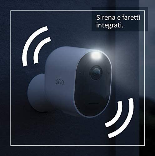 Google Arlo Pro 3 2K QHD camera set of 4 juodas