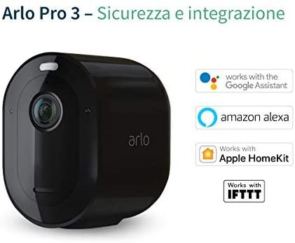 Google Arlo Pro 3 2K QHD camera set of 4 juodas