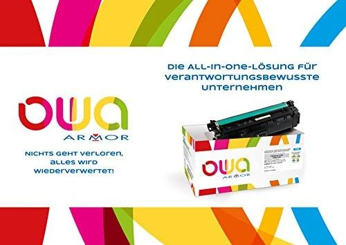 OWA Armor toner pro KYOCERA FS-C5250, 2026, 5000 Stran, TK590C, modrá/cyan + atliekų dėžė (TK-590C)