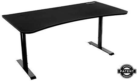 Žaidimų stalas Arozzi Arena Gaming Desk, Reguliuojamo aukščio 710-810mm, Juodas