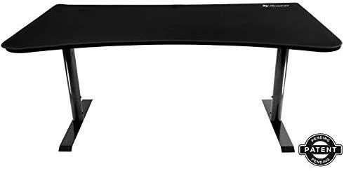 Žaidimų stalas Arozzi Arena Gaming Desk, Reguliuojamo aukščio 710-810mm, Juodas