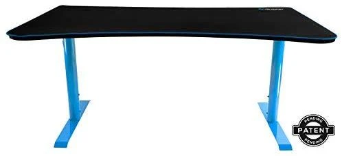 Žaidimų stalas Arozzi Arena Gaming Desk, Reguliuojamo aukščio 710-810mm, Mėlynas
