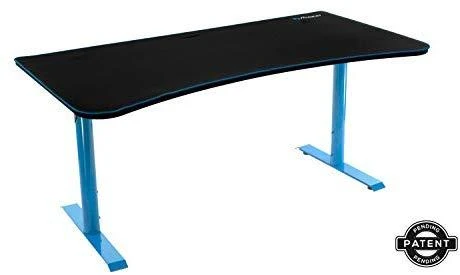 Žaidimų stalas Arozzi Arena Gaming Desk, Reguliuojamo aukščio 710-810mm, Mėlynas