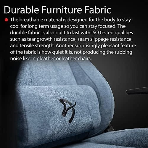 Žaidimų kėdė Arozzi VERNAZZA Soft Fabric | Mėlyna
